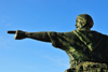 Algrie - Bjaa / Bougie / Bgayet - Kabylie: Moujahdin - statue du Colonel Amirouche At Hamouda, surnom 'Tigre de la Soummam' - photo par M.Torres